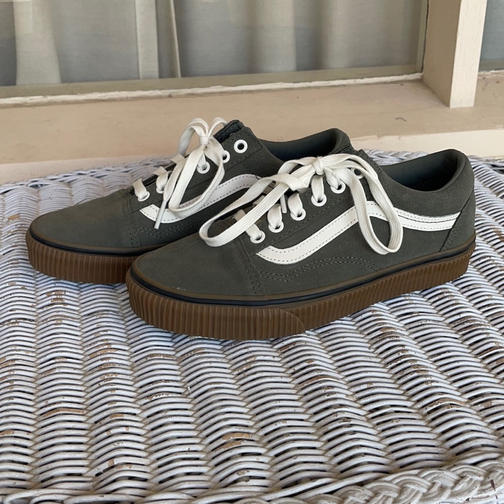 Olive green Vans